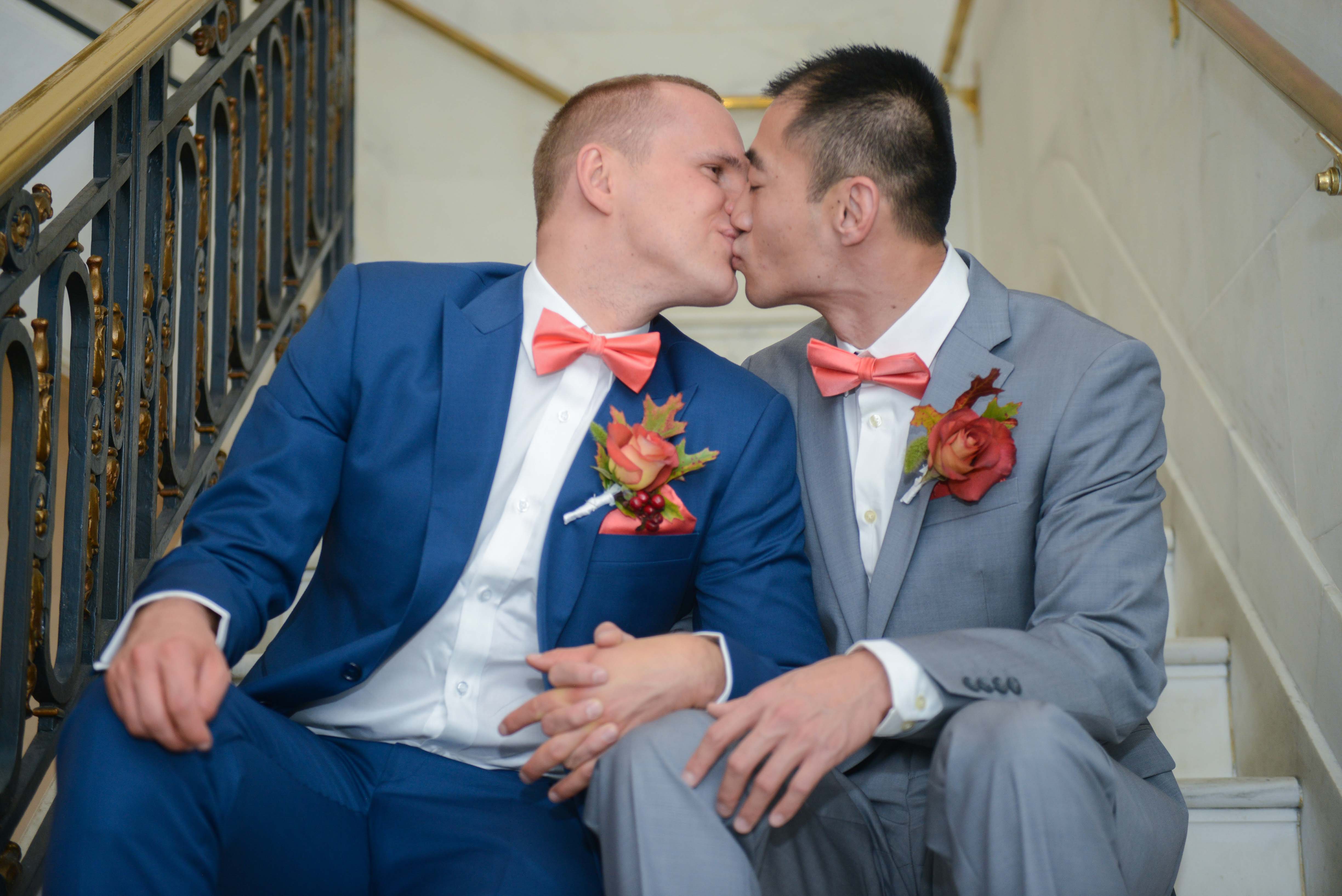 Wedding - Zhibo and Mathias City Hall, Baker's Beach, Fort Point, Palace of Fine Arts, San Francisco, CA 9
