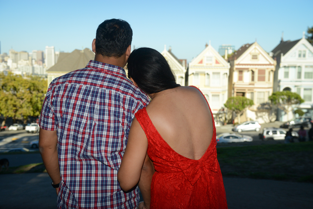 Engagement - Himanshu and Richa Painted Ladies, Baker's Beach, San Francisco, CA 2