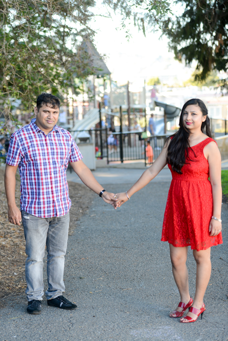 Engagement - Himanshu and Richa Painted Ladies, Baker's Beach, San Francisco, CA 6