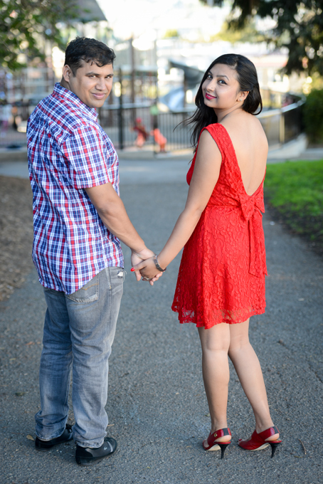 Engagement - Himanshu and Richa Painted Ladies, Baker's Beach, San Francisco, CA 7