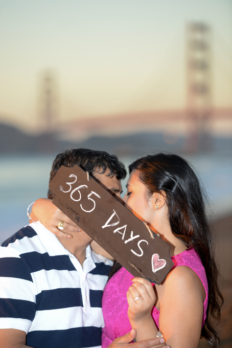 Engagement - Himanshu and Richa Painted Ladies, Baker's Beach, San Francisco, CA 26