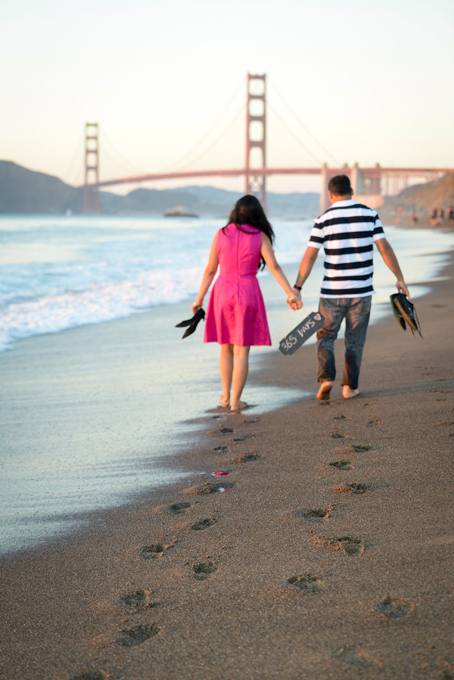 Engagement - Himanshu and Richa Painted Ladies, Baker's Beach, San Francisco, CA 27