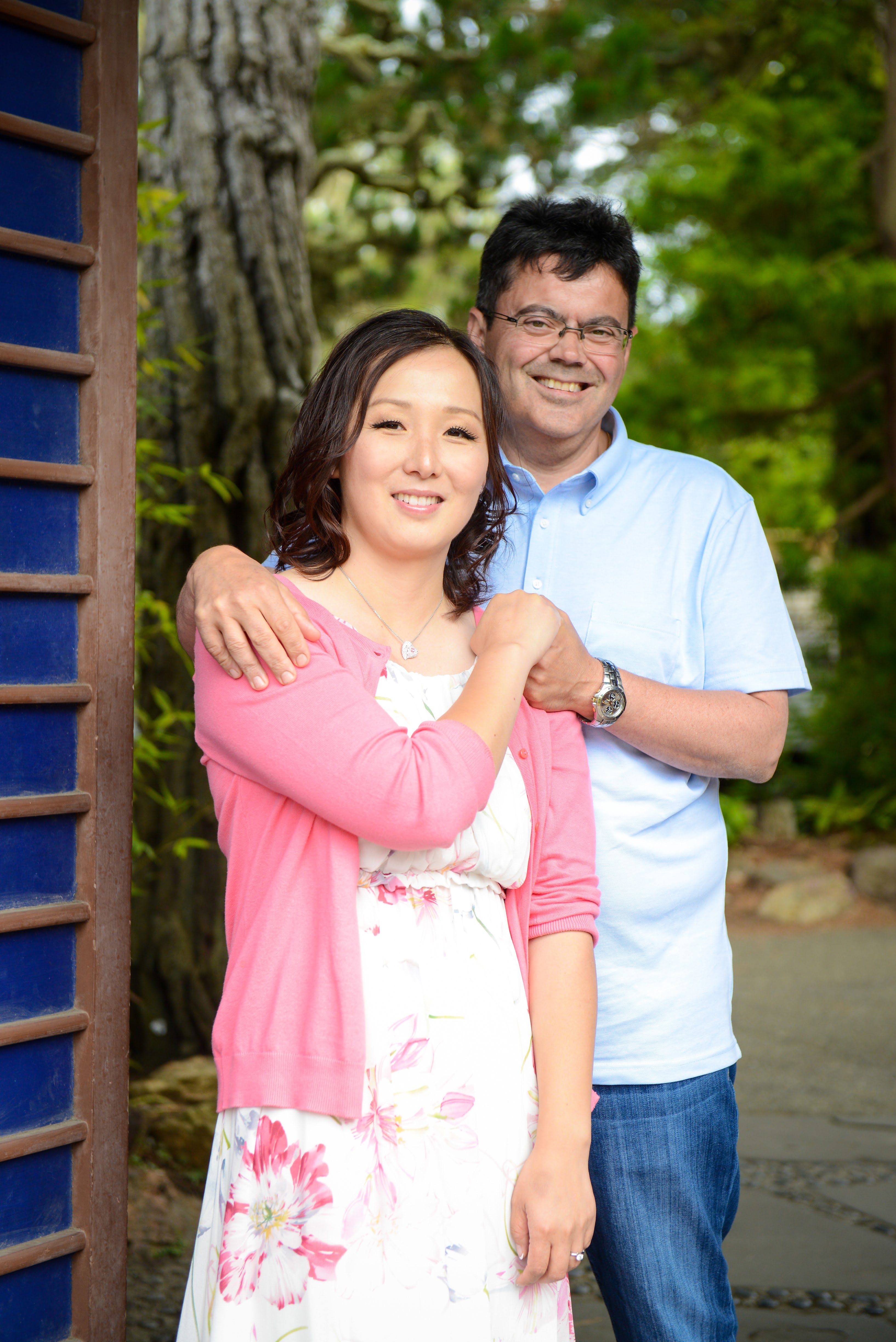 Engagement - Manny and Catherine Japanese Tea Garden, San Francisco, CA 1