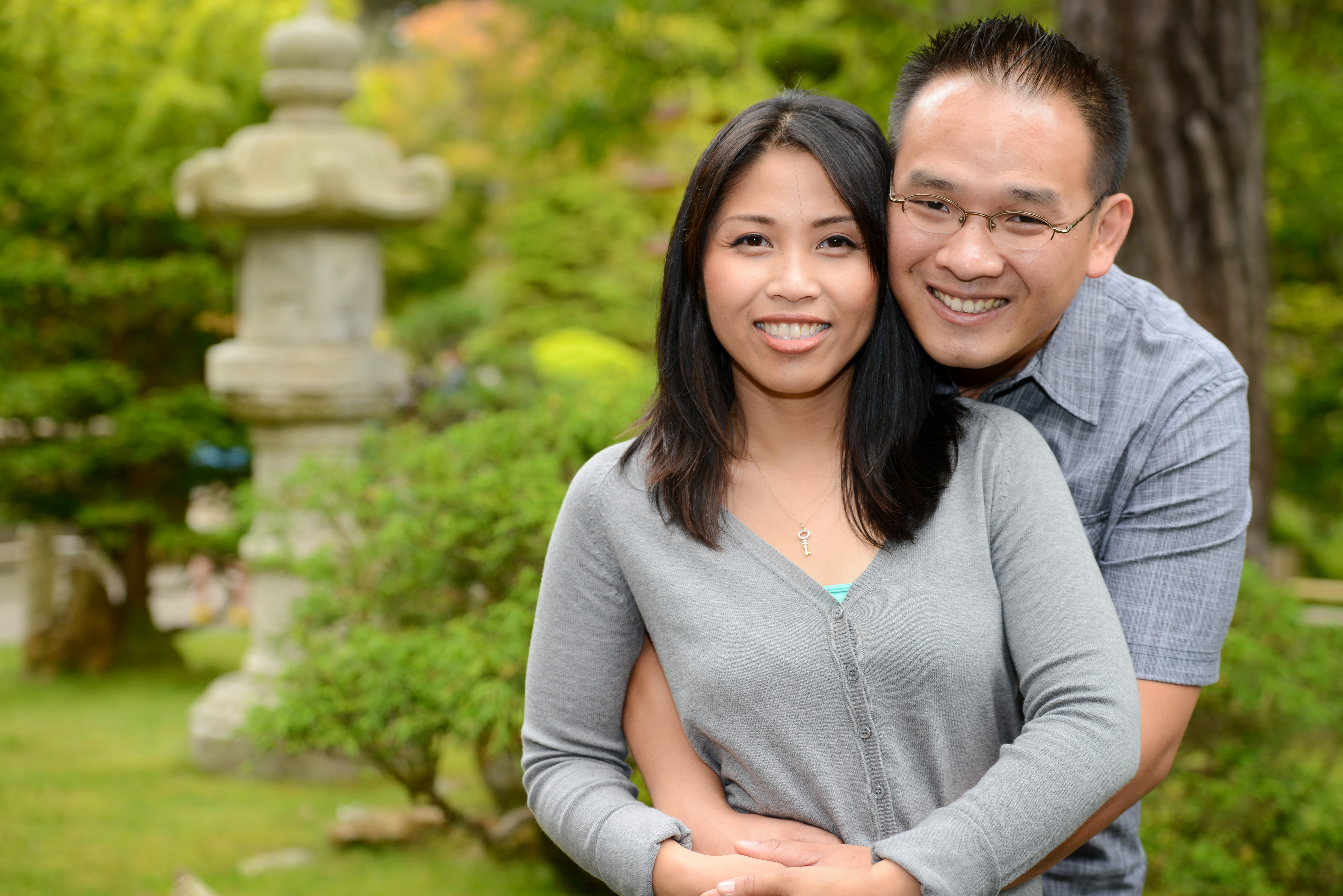 Engagement - Xiao and Catherine Japanese Tea Garden, San Francisco, CA 3