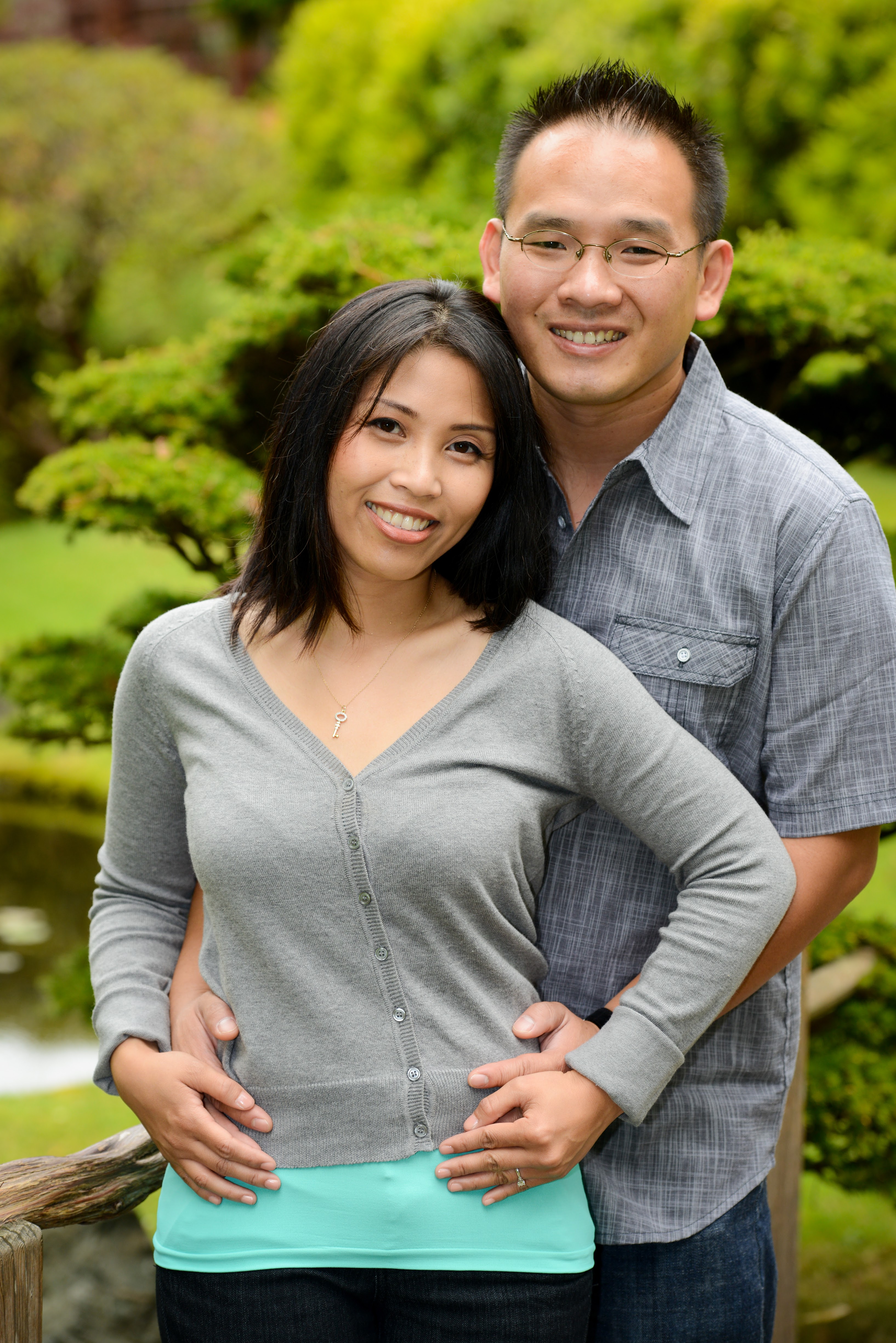 Engagement - Xiao and Catherine Japanese Tea Garden, San Francisco, CA 6