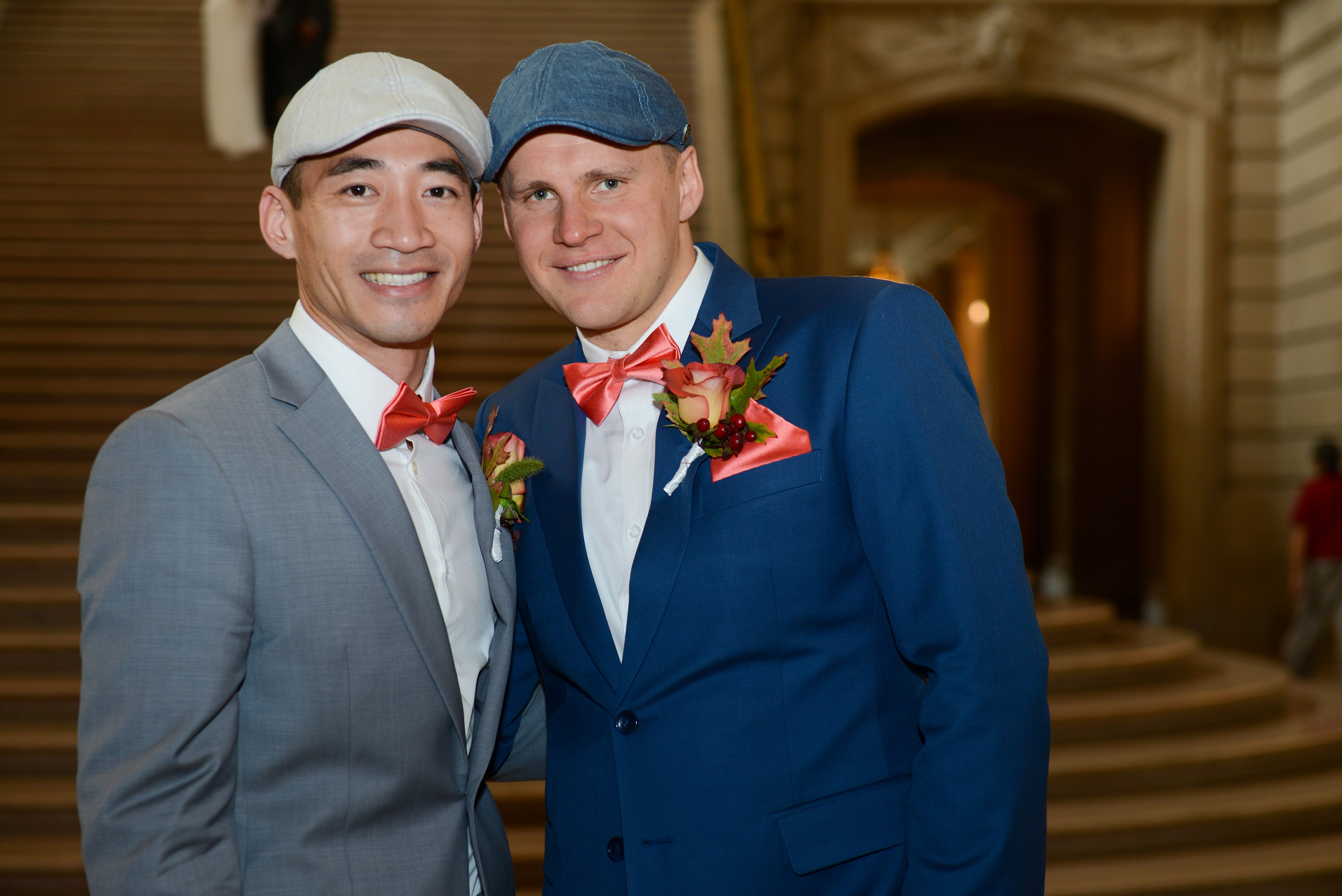 Engagement - Zhibo and Mathias City Hall, Baker's Beach, Fort Point, Palace of Fine Arts, San Francisco, CA 0