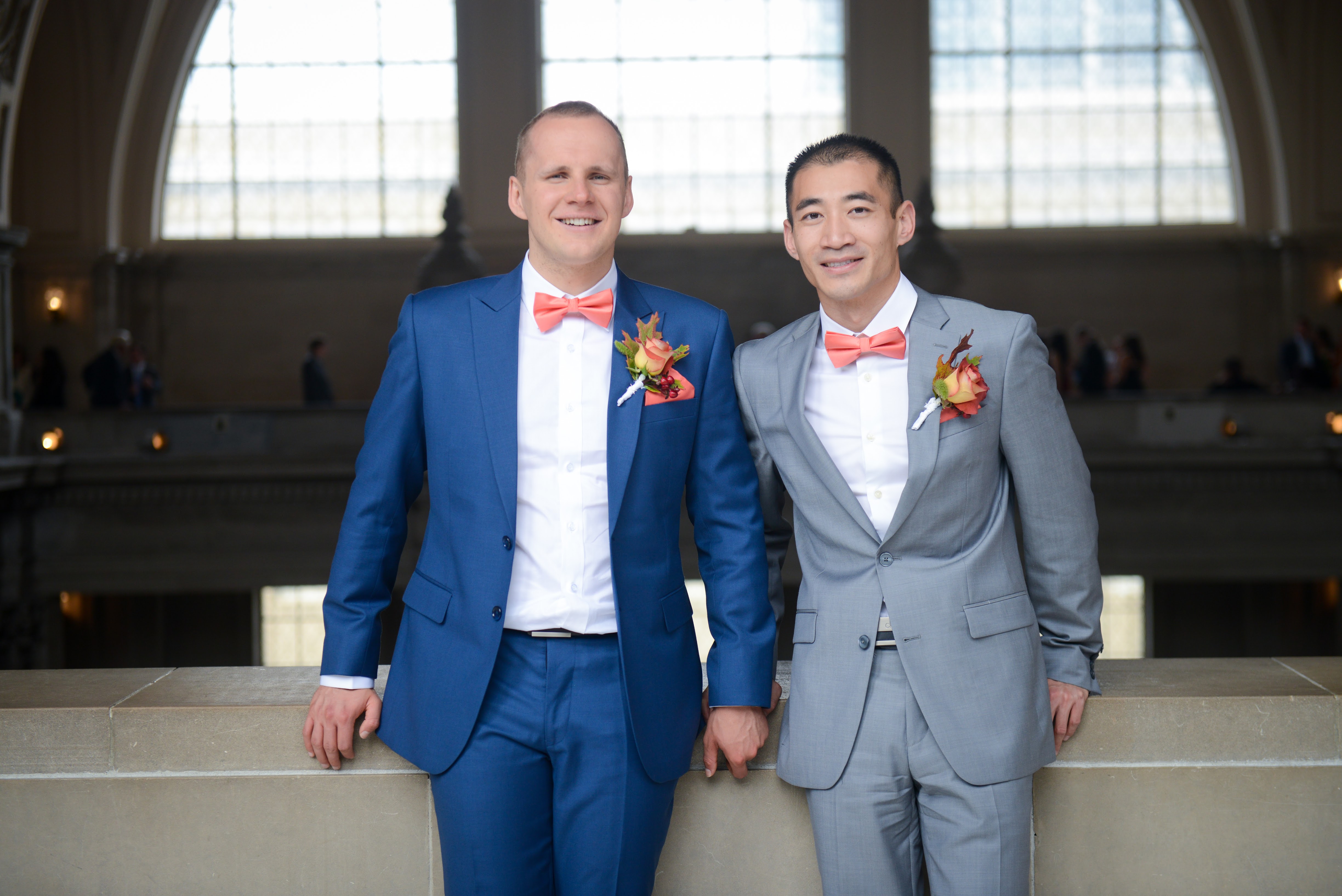 Engagement - Zhibo and Mathias City Hall, Baker's Beach, Fort Point, Palace of Fine Arts, San Francisco, CA 4
