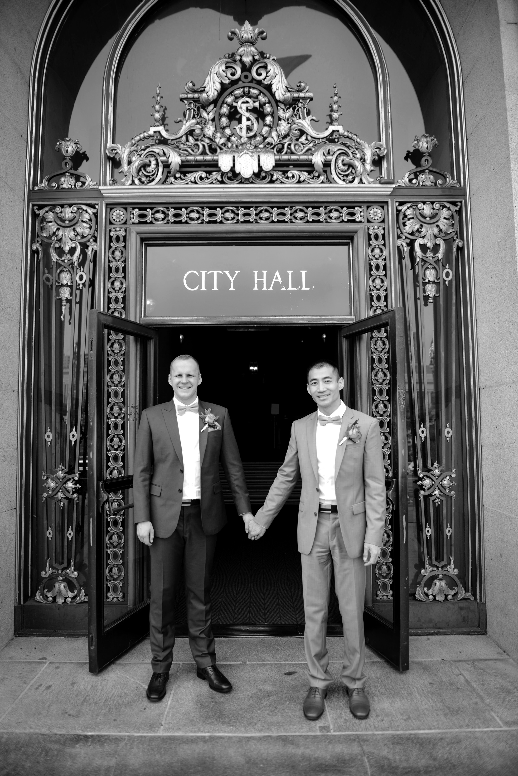 Engagement - Zhibo and Mathias City Hall, Baker's Beach, Fort Point, Palace of Fine Arts, San Francisco, CA 12