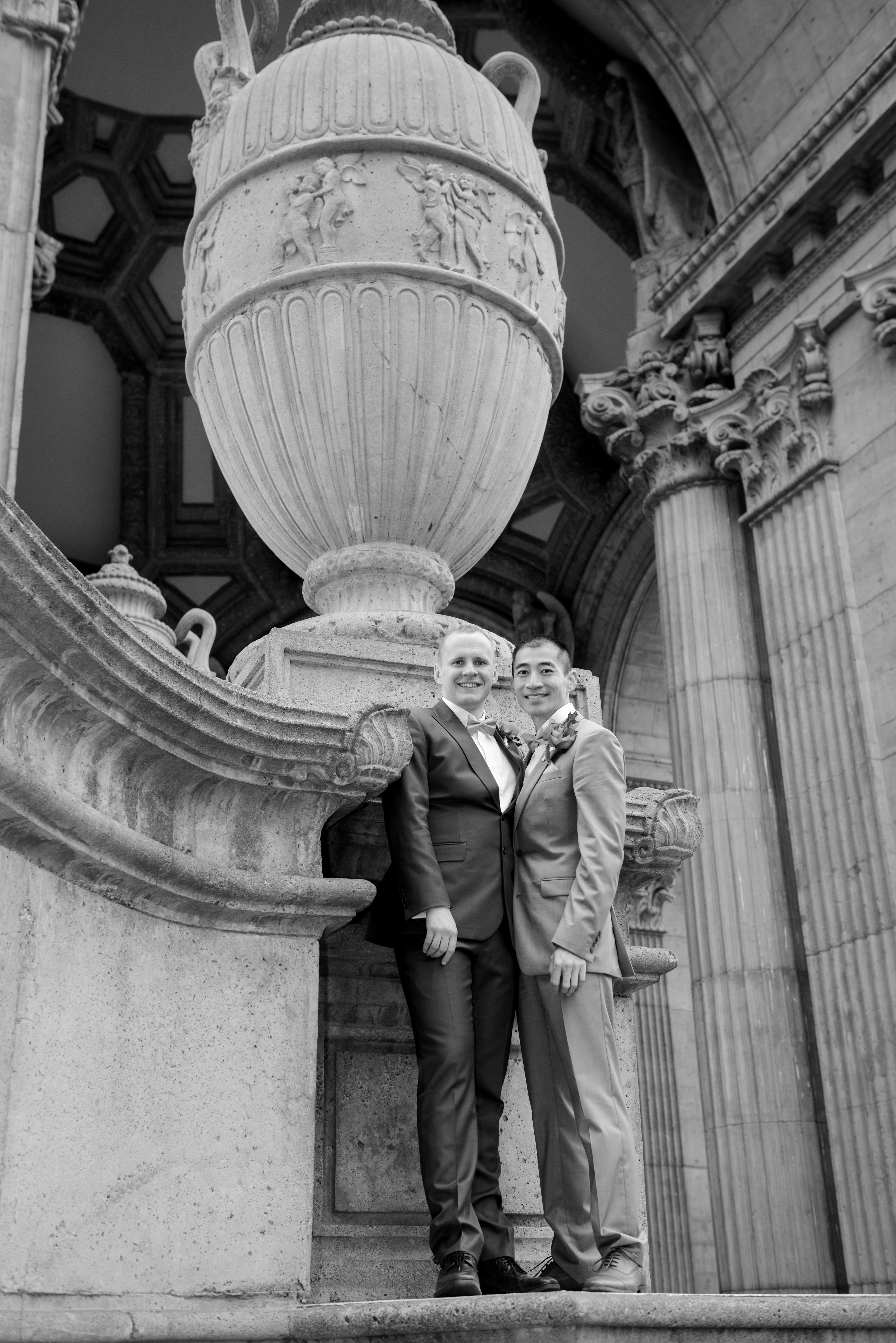 Engagement - Zhibo and Mathias City Hall, Baker's Beach, Fort Point, Palace of Fine Arts, San Francisco, CA 32