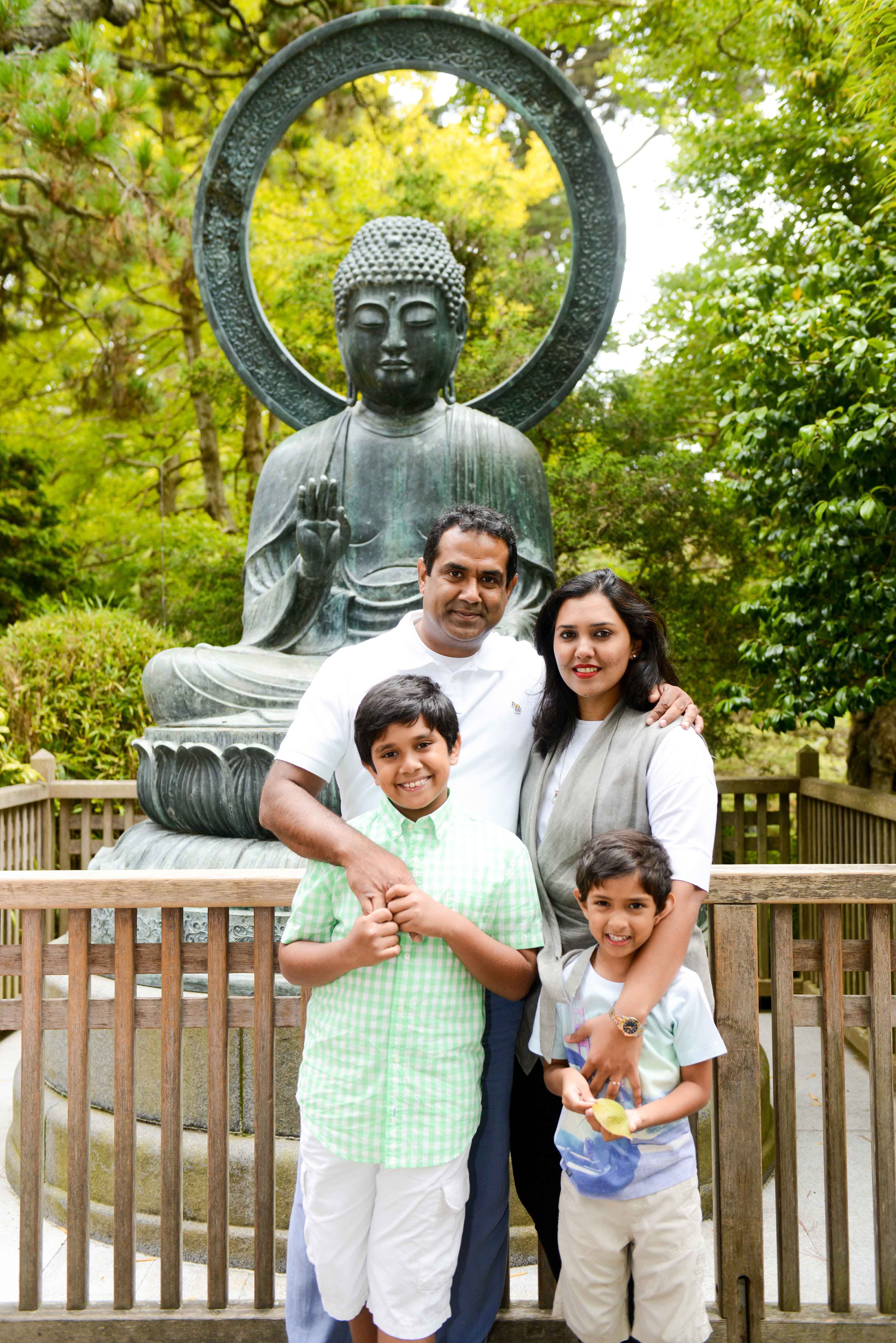 Family Photoshoot - The Rahmans Japanese Tea Garden, Golden Gate Park, San Francisco, CA 9
